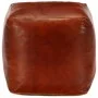 Pouf 40x40x40 cm genuine goat leather by vidaXL, Ottomans - Ref: Foro24-248126, Price: 119,08 €, Discount: %