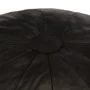 Puf negro 40x35 cm cuero genuino de cabra by vidaXL, Ottomans - Ref: Foro24-248131, Price: 93,32 €, Discount: %