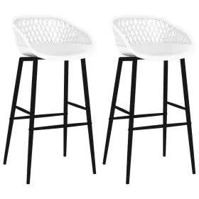 Kitchen stools 2 units white by vidaXL, Kitchen stools - Ref: Foro24-248150, Price: 111,27 €, Discount: %