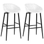 Kitchen stools 2 units white by vidaXL, Kitchen stools - Ref: Foro24-248150, Price: 111,27 €, Discount: %