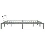 Estructura de cama de metal gris 200x200 cm de vidaXL, Camas y somieres - Ref: Foro24-284706, Precio: 86,08 €, Descuento: %