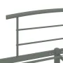 Estructura de cama de metal gris 200x200 cm de vidaXL, Camas y somieres - Ref: Foro24-284706, Precio: 86,08 €, Descuento: %