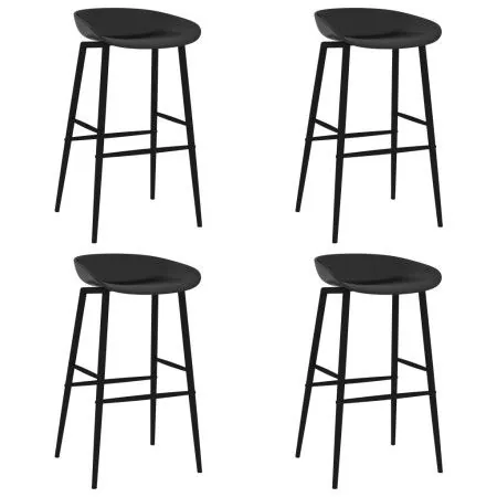 Küchenhocker 4 Einheiten schwarz von vidaXL, Küchenhocker - Ref: Foro24-248167, Preis: 216,59 €, Rabatt: %