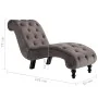 Gray velvet daybed by vidaXL, Daybeds - Ref: Foro24-248609, Price: 268,98 €, Discount: %