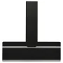 Campana extractora pared acero y vidrio templado negro 90 cm de vidaXL, Extractores - Ref: Foro24-51669, Precio: 176,20 €, De...