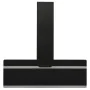 Steel and black tempered glass wall extractor hood 90 cm by vidaXL, Extractors - Ref: Foro24-51669, Price: 166,15 €, Discount: %