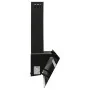 Campana extractora pared acero y vidrio templado negro 90 cm de vidaXL, Extractores - Ref: Foro24-51669, Precio: 176,20 €, De...