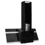 Campana extractora pared acero y vidrio templado negro 90 cm de vidaXL, Extractores - Ref: Foro24-51669, Precio: 176,20 €, De...