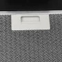 Steel and black tempered glass wall extractor hood 90 cm by vidaXL, Extractors - Ref: Foro24-51669, Price: 166,15 €, Discount: %