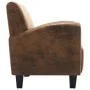 Brauner Sessel aus Kunstleder von vidaXL, Sessel - Ref: Foro24-248618, Preis: 305,88 €, Rabatt: %