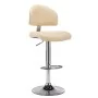 Cremefarbener Küchenhocker aus Kunstleder von vidaXL, Küchenhocker - Ref: Foro24-249648, Preis: 107,15 €, Rabatt: %