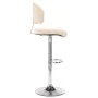 Cremefarbener Küchenhocker aus Kunstleder von vidaXL, Küchenhocker - Ref: Foro24-249648, Preis: 107,15 €, Rabatt: %