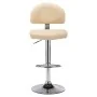 Cremefarbener Küchenhocker aus Kunstleder von vidaXL, Küchenhocker - Ref: Foro24-249648, Preis: 107,15 €, Rabatt: %