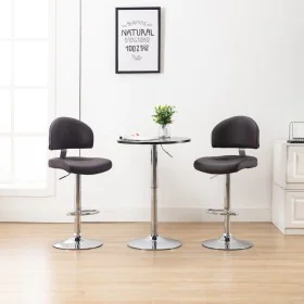 Kitchen stools 2 units brown synthetic leather by vidaXL, Kitchen stools - Ref: Foro24-249662, Price: 160,75 €, Discount: %