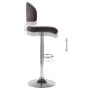 Kitchen stools 2 units brown synthetic leather by vidaXL, Kitchen stools - Ref: Foro24-249662, Price: 160,53 €, Discount: %