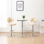 Kitchen stools 2 units cream-colored synthetic leather by vidaXL, Kitchen stools - Ref: Foro24-249658, Price: 159,72 €, Disco...