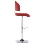 Red wine-colored synthetic leather kitchen stool by vidaXL, Kitchen stools - Ref: Foro24-249651, Price: 103,58 €, Discount: %