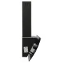 Schwarze Wand-Dunstabzugshaube aus gehärtetem Glas und Stahl, 60 cm von vidaXL, Extraktoren - Ref: Foro24-51675, Preis: 170,4...