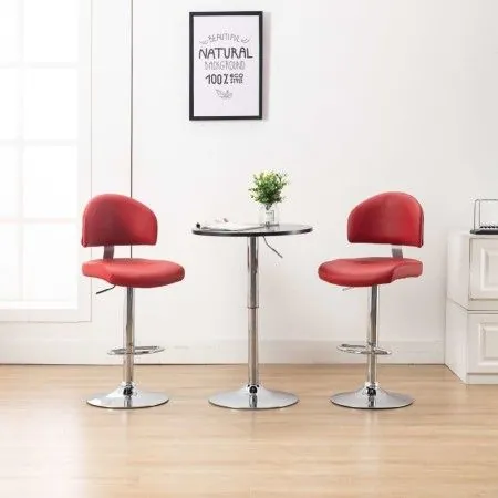 Küchenhocker 2 Stück Kunstleder Weinrot Farbe von vidaXL, Küchenhocker - Ref: Foro24-249661, Preis: 160,25 €, Rabatt: %