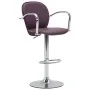 Kitchen stools with armrests 2 pcs purple synthetic leather by vidaXL, Kitchen stools - Ref: Foro24-249708, Price: 109,44 €, ...