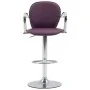 Kitchen stools with armrests 2 pcs purple synthetic leather by vidaXL, Kitchen stools - Ref: Foro24-249708, Price: 109,44 €, ...