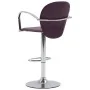Kitchen stools with armrests 2 pcs purple synthetic leather by vidaXL, Kitchen stools - Ref: Foro24-249708, Price: 109,44 €, ...