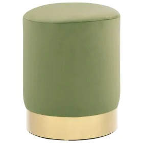 Senfgrüner und goldener Samthocker von vidaXL, Klapphocker und Stühle - Ref: Foro24-249841, Preis: 42,60 €, Rabatt: %