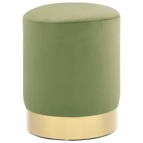 Taburete de terciopelo verde mostaza y dorado de vidaXL, Taburetes y sillas plegables - Ref: Foro24-249841, Precio: 42,60 €, ...