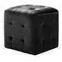 Pouf 2 units black velvet 30x30x30 cm by vidaXL, Ottomans - Ref: Foro24-278386, Price: 88,34 €, Discount: %