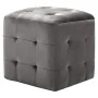 Pouf 2 Einheiten grauer Samt 30x30x30 cm von vidaXL, Osmanen - Ref: Foro24-278385, Preis: 80,03 €, Rabatt: %
