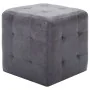 Pouf 2 units artificial suede gray 30x30x30 cm by vidaXL, Ottomans - Ref: Foro24-278383, Price: 83,74 €, Discount: %