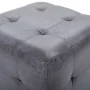 Pouf 2 units artificial suede gray 30x30x30 cm by vidaXL, Ottomans - Ref: Foro24-278383, Price: 83,74 €, Discount: %
