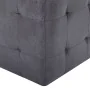 Pouf 2 units artificial suede gray 30x30x30 cm by vidaXL, Ottomans - Ref: Foro24-278383, Price: 83,74 €, Discount: %