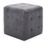 Pouf 2 units artificial suede gray 30x30x30 cm by vidaXL, Ottomans - Ref: Foro24-278383, Price: 83,74 €, Discount: %
