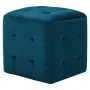 Puf 2 unidades terciopelo azul 30x30x30 cm by vidaXL, Ottomans - Ref: Foro24-278384, Price: 88,90 €, Discount: %