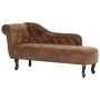 Diván de piel de ante artificial marrón by vidaXL, Daybeds - Ref: Foro24-281278, Price: 481,16 €, Discount: %