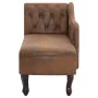 Diván de piel de ante artificial marrón by vidaXL, Daybeds - Ref: Foro24-281278, Price: 481,16 €, Discount: %