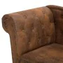 Diván de piel de ante artificial marrón by vidaXL, Daybeds - Ref: Foro24-281278, Price: 481,16 €, Discount: %