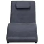 Chaise lounge with gray faux suede pillow by vidaXL, Daybeds - Ref: Foro24-281283, Price: 196,56 €, Discount: %