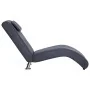 Chaise lounge with gray faux suede pillow by vidaXL, Daybeds - Ref: Foro24-281283, Price: 196,56 €, Discount: %