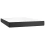 Boxspringbett mit Matratze und LED schwarzem Kunstleder 140x200 cm von vidaXL, Betten und Lattenroste - Ref: Foro24-3139325, ...