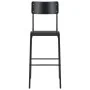 Küchenhocker 2 Stück aus Sperrholz und schwarzem Stahl von vidaXL, Küchenhocker - Ref: Foro24-280081, Preis: 204,71 €, Rabatt: %