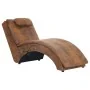 Massageliege mit braunem Kunstlederkissen von vidaXL, Tagesbetten - Ref: Foro24-281349, Preis: 310,99 €, Rabatt: %