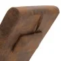 Tagesbett mit braunem Kissen aus Wildlederimitat von vidaXL, Tagesbetten - Ref: Foro24-281282, Preis: 237,66 €, Rabatt: %