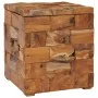 Solid teak wood storage stool by vidaXL, Folding stools and chairs - Ref: Foro24-281654, Price: 171,14 €, Discount: %