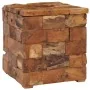 Solid teak wood storage stool by vidaXL, Folding stools and chairs - Ref: Foro24-281654, Price: 171,14 €, Discount: %