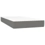 Box spring bed with dark gray fabric mattress 100x200 cm by vidaXL, Beds and slatted bases - Ref: Foro24-3140034, Price: 317,...