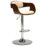 Küchenhocker aus Bugholz und cremefarbenem Kunstleder von vidaXL, Küchenhocker - Ref: Foro24-283118, Preis: 140,32 €, Rabatt: %