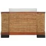 Sillón con cojines ratán natural marrón de vidaXL, Sillones - Ref: Foro24-283078, Precio: 281,05 €, Descuento: %
