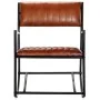 Silla mecedora de cuero auténtico marrón von vidaXL, Schaukelstühle - Ref: Foro24-282903, Preis: 147,61 €, Rabatt: %